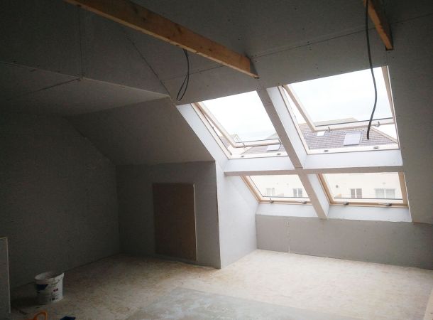 Solid Attics - Conversion - Ready for plaster 