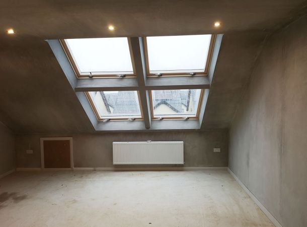 Solid Attics - Conversion - After plaster