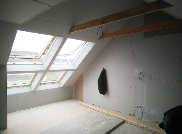 Solid Attics - Conversion - Ready for plaster 